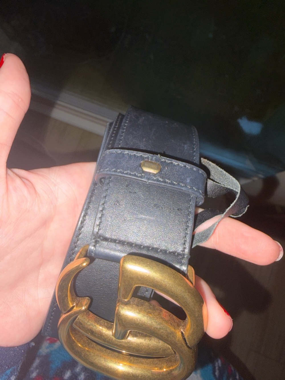 Gucci Black Re-Edition Wide Leather Belt - Picture 5 of 16